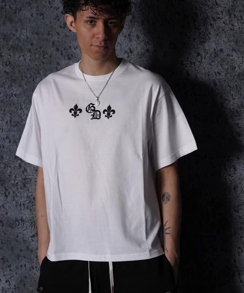 THE LILY Tシャツ（ホワイト・ブラック） GUIDER】リリー Tee / Lily Tee（Tシャツ/カットソー）｜GUIDER