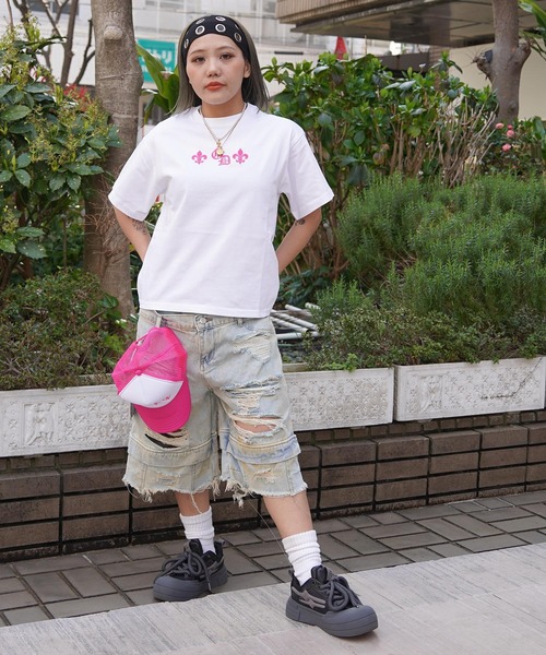 GUIDER(ガイダー)の「【GUIDER】リリー Tee / Lily Tee(Tシャツ/カットソー・メンズ・ホワイト×ピンク/ブラック×ピンク/ホワイト/ブラック・S/M/L)」の11枚目の写真