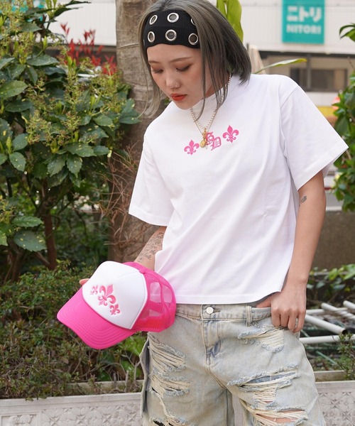 GUIDER(ガイダー)の「【GUIDER】リリー Tee / Lily Tee(Tシャツ/カットソー・メンズ・ホワイト×ピンク/ブラック×ピンク/ホワイト/ブラック・S/M/L)」の12枚目の写真
