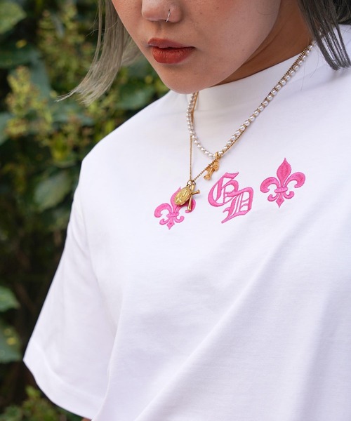 GUIDER(ガイダー)の「【GUIDER】リリー Tee / Lily Tee(Tシャツ/カットソー・メンズ・ホワイト×ピンク/ブラック×ピンク/ホワイト/ブラック・S/M/L)」の13枚目の写真