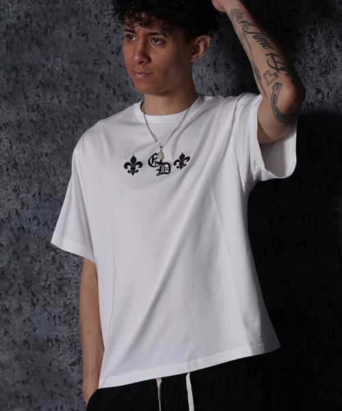 GUIDER(ガイダー)の「【GUIDER】リリー Tee / Lily Tee(Tシャツ/カットソー・メンズ・ホワイト×ピンク/ブラック×ピンク/ホワイト/ブラック・S/M/L)」の5枚目の写真