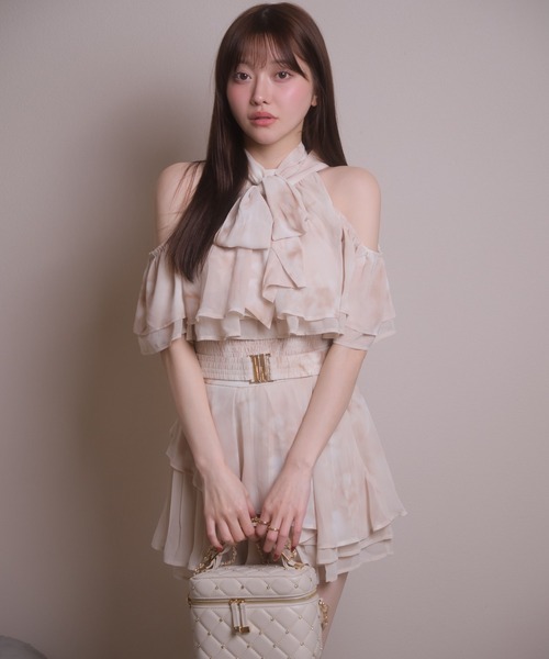 LIPSERVICE（リップサービス）の「2wayリボンティアードブラウス（シャツ/ブラウス・レディース・その他2/アイボリー/ブラック・FREE）」の17枚目の写真