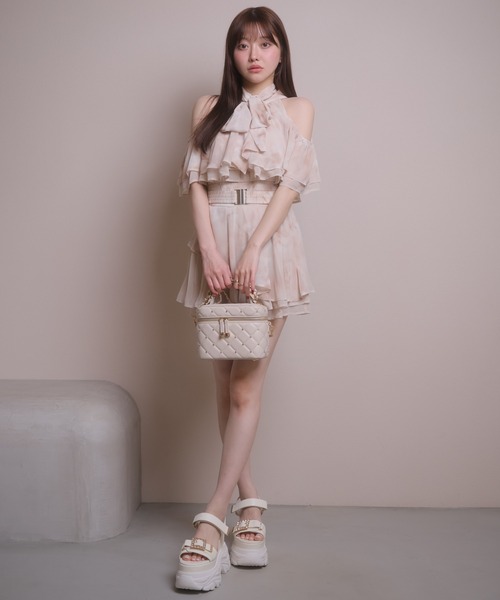 LIPSERVICE（リップサービス）の「2wayリボンティアードブラウス（シャツ/ブラウス・レディース・その他2/アイボリー/ブラック・FREE）」の14枚目の写真