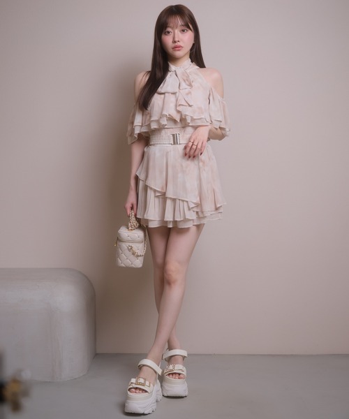 LIPSERVICE（リップサービス）の「2wayリボンティアードブラウス（シャツ/ブラウス・レディース・その他2/アイボリー/ブラック・FREE）」の13枚目の写真