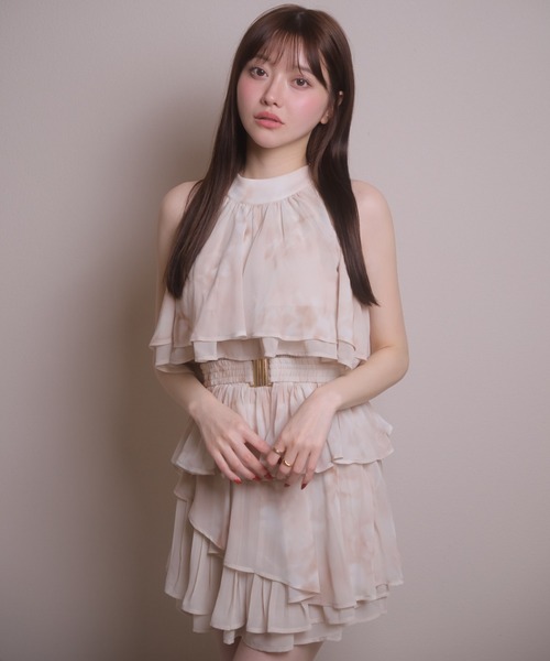 LIPSERVICE（リップサービス）の「2wayリボンティアードブラウス（シャツ/ブラウス・レディース・その他2/アイボリー/ブラック・FREE）」の5枚目の写真