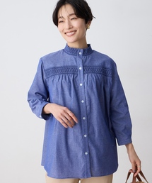 DECOY SINCE 1981 | シャンブレー刺しゅうブラウス(シャツ/ブラウス)