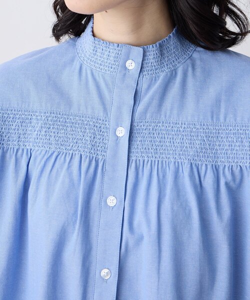 DECOY SINCE 1981（デコイシンスイチキュウハチイチ）の「シャンブレー刺しゅうブラウス（シャツ/ブラウス・レディース・ブルー/ネイビー・9号/11号/13号）」の11枚目の写真