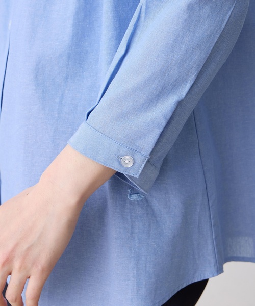 DECOY SINCE 1981（デコイシンスイチキュウハチイチ）の「シャンブレー刺しゅうブラウス（シャツ/ブラウス・レディース・ブルー/ネイビー・9号/11号/13号）」の12枚目の写真