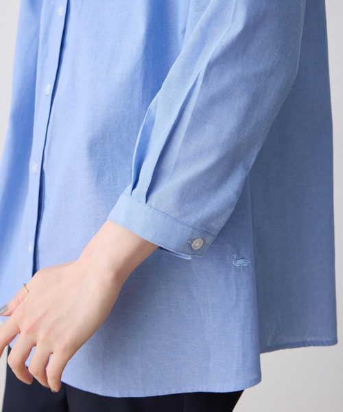 DECOY SINCE 1981（デコイシンスイチキュウハチイチ）の「シャンブレー刺しゅうブラウス（シャツ/ブラウス・レディース・ブルー/ネイビー・9号/11号/13号）」の13枚目の写真