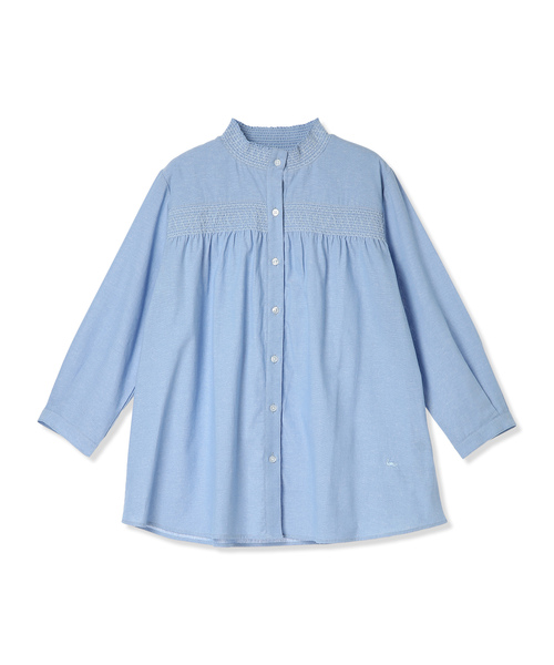 DECOY SINCE 1981（デコイシンスイチキュウハチイチ）の「シャンブレー刺しゅうブラウス（シャツ/ブラウス・レディース・ブルー/ネイビー・9号/11号/13号）」の16枚目の写真