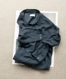 セール】【AMOMENTO/アモーメント】GLOSSY NYLON HALF ZIP UP JUMPER