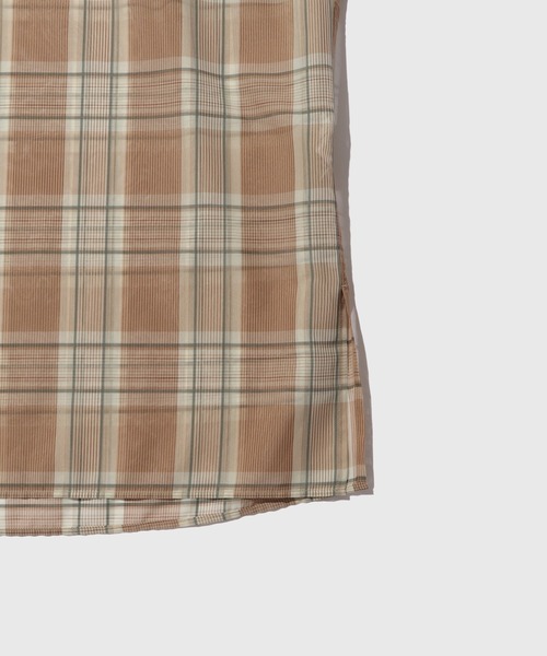 ADAM ET ROPE'(アダムエロペ)の「シアー パターンド ロングスリーブ プルオーバー シャツ(シャツ/ブラウス・メンズ・ブラック/ベージュ系その他・M/L)」の8枚目の写真