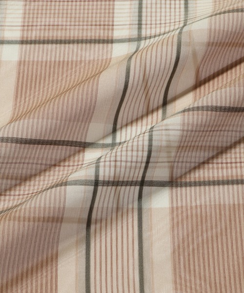 ADAM ET ROPE'(アダムエロペ)の「シアー パターンド ロングスリーブ プルオーバー シャツ(シャツ/ブラウス・メンズ・ブラック/ベージュ系その他・M/L)」の12枚目の写真