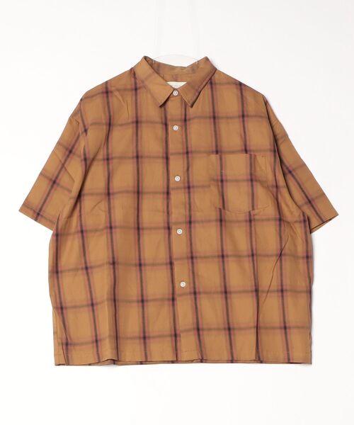 many men many mind（メニーメンメニーマインド）の「MANYMENMANYMINDS / コットンオンブレーチェック/シャツ（シャツ/ブラウス・メンズ・ネイビー/キャメル/アイボリー・LARGE/X-LARGE/MEDIUM）」の21枚目の写真