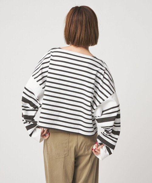 Le Minor(ルミノア)の「【別注】<Le minor>ロングスリーブ ボートネックTシャツ(Tシャツ/カットソー・レディース・その他9・FREE)」の3枚目の写真