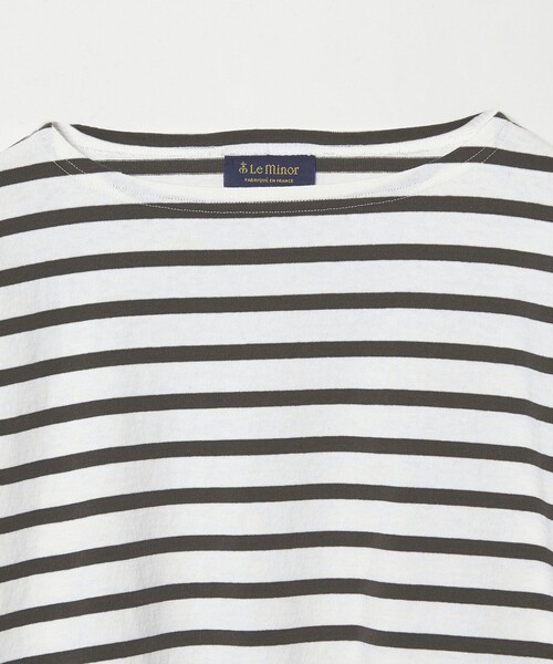 Le Minor(ルミノア)の「【別注】<Le minor>ロングスリーブ ボートネックTシャツ(Tシャツ/カットソー・レディース・その他9・FREE)」の8枚目の写真