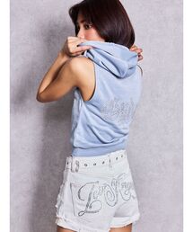 BACK GYDA bijouノースリパーカー