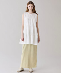 Bshop | WL | シルクネップ ロングスカート WOMEN(スカート)