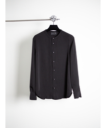 GOZER（ゴーザー）の「Espresso Band Collar Shirt_Black（シャツ/ブラウス）」