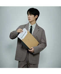 MINDBRIDGE（マインドブリッジ）の「オーバーサイズシングルコットンジャケット（テーラードジャケット）」