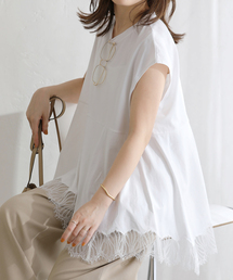 La TOTALITE | 【洗える】CHIGNON/シニヨン レースフレンチカットソー(Tシャツ/カットソー)