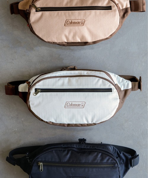 COLEMAN(コールマン)の「【Coleman / コールマン】WALKER WAIST 5 ウォーカー(ボディバッグ/ウエストポーチ・メンズ・ホワイト系その他/ブルー系その他/ベージュ系その他2/グリーン/グレー系その他/ベージュ系その他/ブラック系その他2/ブラック系その他/ブラック・FREE)」の2枚目の写真