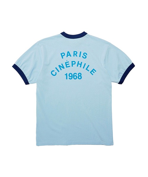 bonjour records(ボンジュールレコーズ)の「Godard Haberdashery/ゴダール・ハバダッシェリー Jadore Godard T-Shirt(Tシャツ/カットソー・レディース・サックスブルー/ピンク・X-SMALL/S)」の5枚目の写真