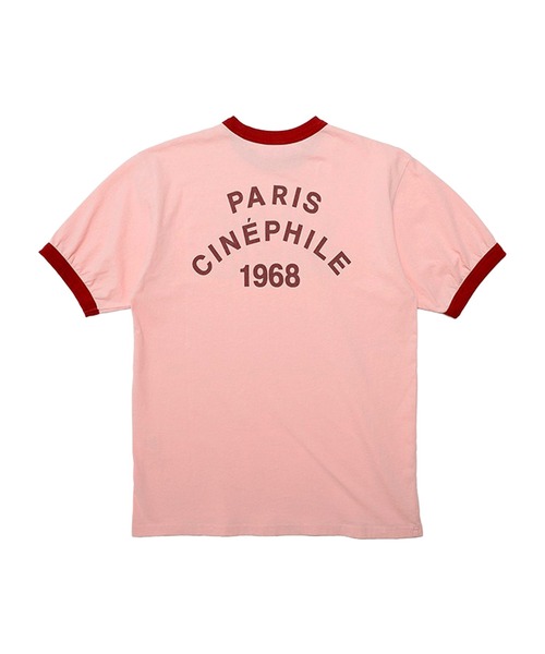 bonjour records(ボンジュールレコーズ)の「Godard Haberdashery/ゴダール・ハバダッシェリー Jadore Godard T-Shirt(Tシャツ/カットソー・レディース・サックスブルー/ピンク・X-SMALL/S)」の6枚目の写真