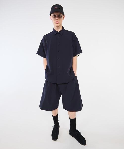 LOTTO(ロット)の「LOTTO 4WAY STRETCH NYLON SHIRTS(シャツ/ブラウス・メンズ・ブラック/ネイビー・X-LARGE/LARGE/XX-LARGE/MEDIUM)」の1枚目の写真