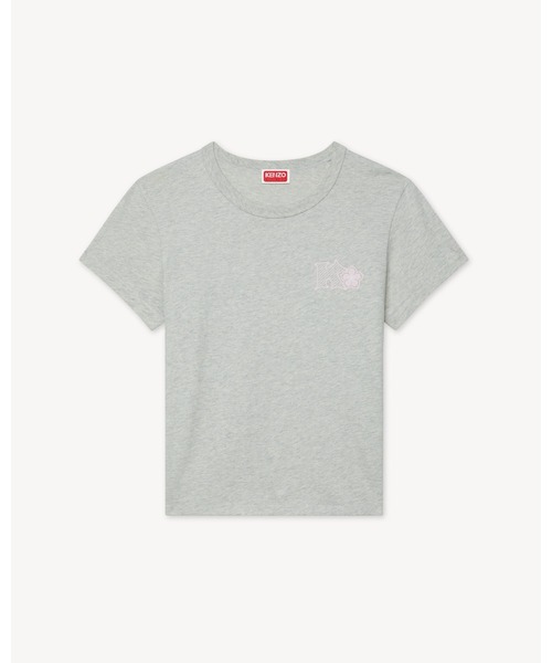 KENZO(ケンゾー)の「'KENZO Paris Emblem' エンブロイダリー スモール フィット Tシャツ イン コットン(Tシャツ/カットソー・レディース・グレー系その他・MEDIUM/SMALL/X-SMALL)」の5枚目の写真