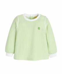 moimoln（モイモルン）の「チェックシンボルロゴトップス（Tシャツ/カットソー）」