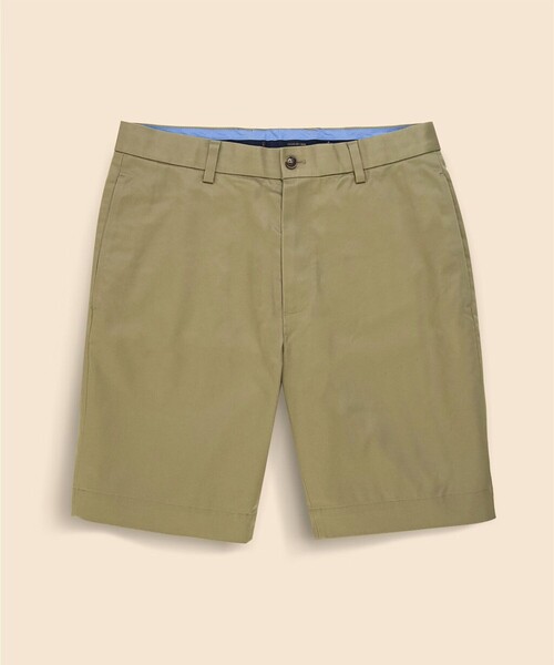 BROOKS BROTHERS(ブルックスブラザーズ)の「ストレッチコットン ライトウエイトアドバンテージチノ シーズナルカラー プレーンフロント 9inショーツ(その他パンツ・メンズ・オリーブ/ブルー・30inch/32inch/36inch/34inch)」の1枚目の写真