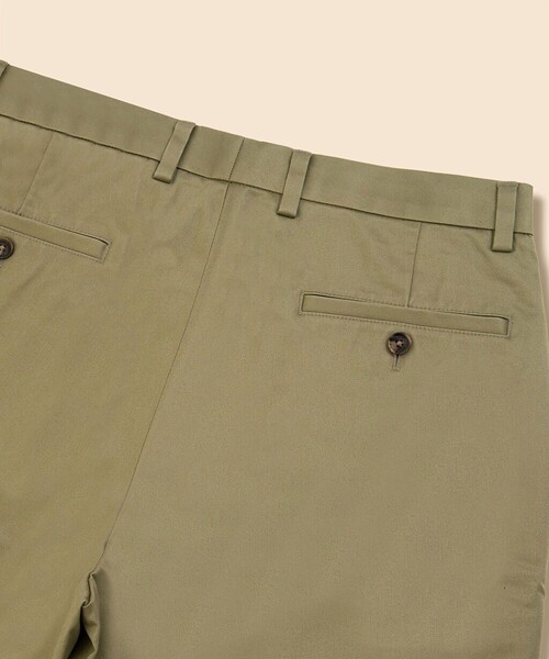 BROOKS BROTHERS(ブルックスブラザーズ)の「ストレッチコットン ライトウエイトアドバンテージチノ シーズナルカラー プレーンフロント 9inショーツ(その他パンツ・メンズ・オリーブ/ブルー・30inch/32inch/36inch/34inch)」の3枚目の写真