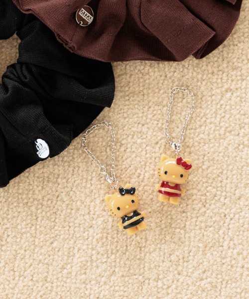 LOWRYS FARM(ローリーズファーム)の「【サンリオキャラクターズ】チャーム付きカットシュシュ 651902/GOODS(シュシュ・レディース・グレー/アイボリー/ブラック/ブラウン・FREE)」の8枚目の写真