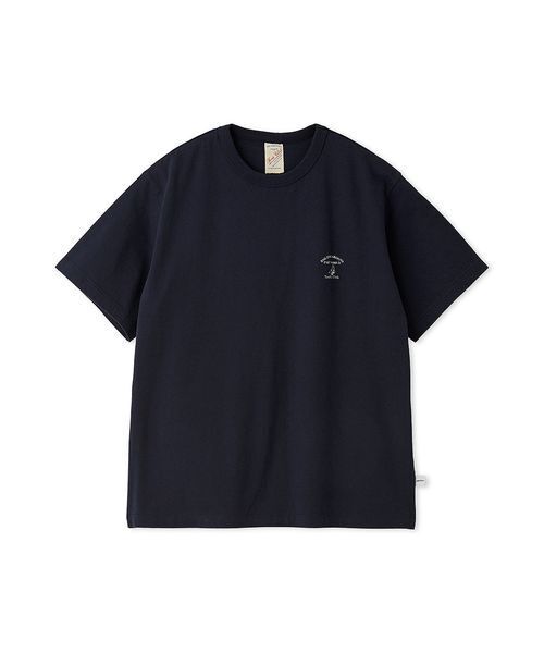 Mila Owen(ミラオーウェン)の「SAILING CLUBグラフィックTシャツ(Tシャツ/カットソー・レディース・ネイビー/ホワイト/ライトブルー・F)」の3枚目の写真