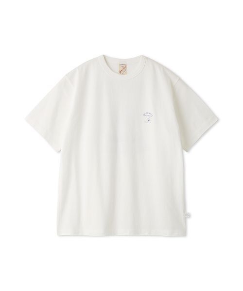 Mila Owen(ミラオーウェン)の「SAILING CLUBグラフィックTシャツ(Tシャツ/カットソー・レディース・ネイビー/ホワイト/ライトブルー・F)」の1枚目の写真