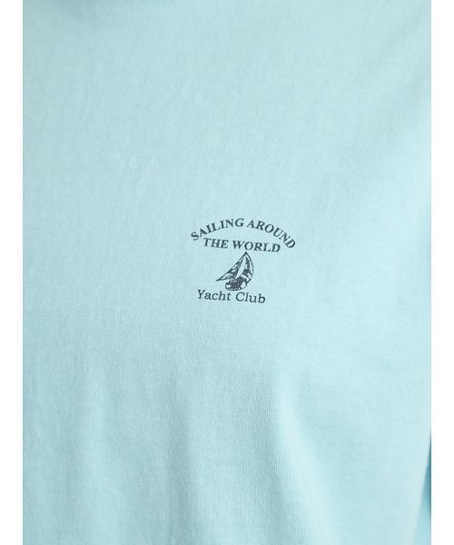 Mila Owen(ミラオーウェン)の「SAILING CLUBグラフィックTシャツ(Tシャツ/カットソー・レディース・ネイビー/ホワイト/ライトブルー・F)」の14枚目の写真