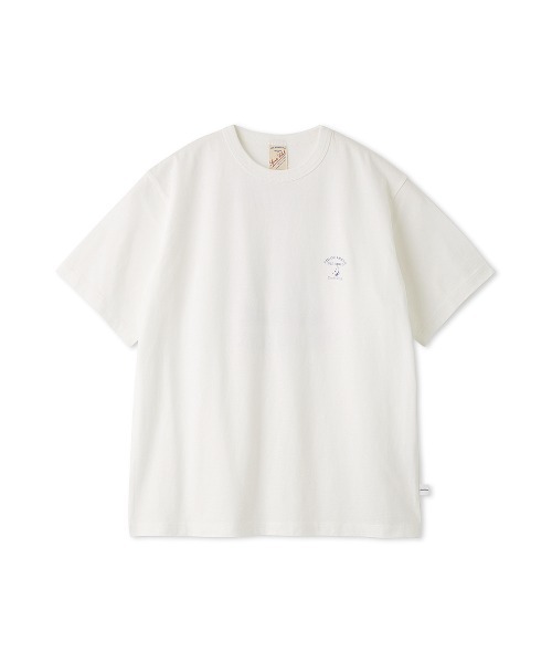 Mila Owen(ミラオーウェン)の「SAILING CLUBグラフィックTシャツ(Tシャツ/カットソー・レディース・ネイビー/ホワイト/ライトブルー・F)」の4枚目の写真