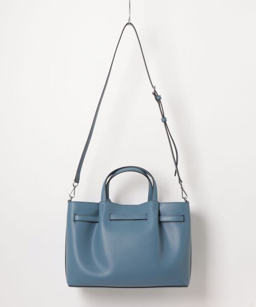 MICHAEL KORS（マイケルコース）の「CARSON センタージップ サッチェル ミディアム（ハンドバッグ・レディース・ブルー系・FREE）」の2枚目の写真