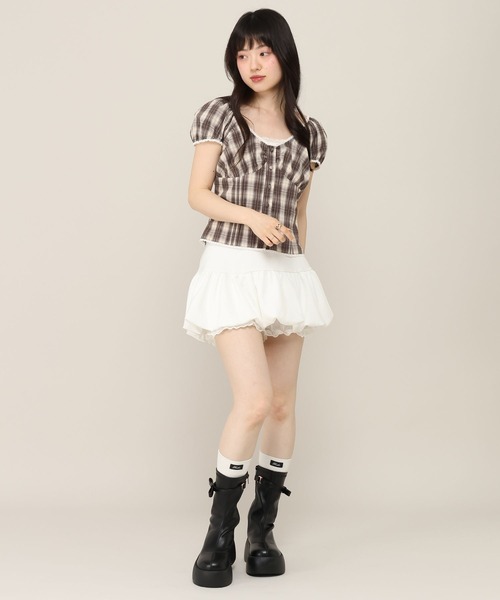 Heather(ヘザー)の「アソートパフスリーブブラウス(半袖) 880265(シャツ/ブラウス・レディース・ドット/ホワイト系その他/オフホワイト・FREE)」の15枚目の写真