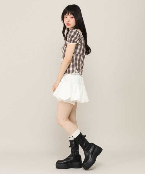 Heather(ヘザー)の「アソートパフスリーブブラウス(半袖) 880265(シャツ/ブラウス・レディース・ドット/ホワイト系その他/オフホワイト・FREE)」の17枚目の写真