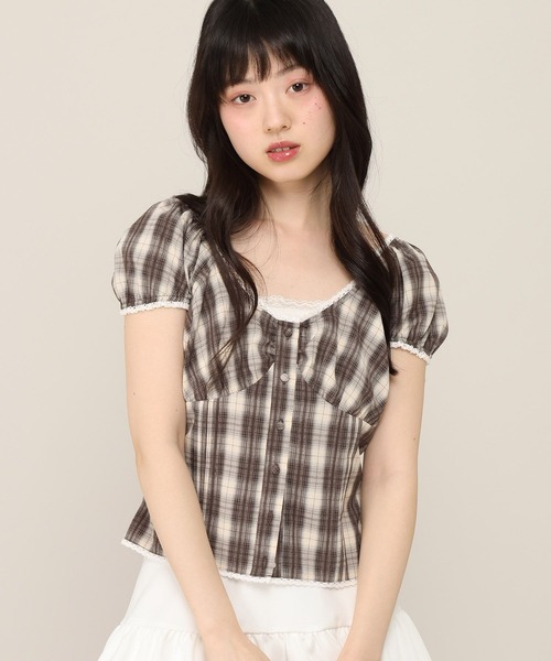Heather(ヘザー)の「アソートパフスリーブブラウス(半袖) 880265(シャツ/ブラウス・レディース・ドット/ホワイト系その他/オフホワイト・FREE)」の19枚目の写真