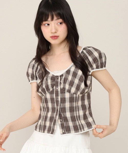 Heather(ヘザー)の「アソートパフスリーブブラウス(半袖) 880265(シャツ/ブラウス・レディース・ドット/ホワイト系その他/オフホワイト・FREE)」の20枚目の写真