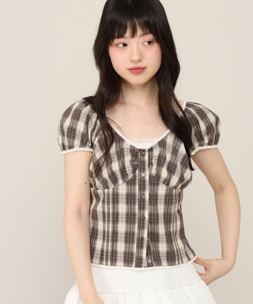 Heather(ヘザー)の「アソートパフスリーブブラウス(半袖) 880265(シャツ/ブラウス・レディース・ドット/ホワイト系その他/オフホワイト・FREE)」の21枚目の写真