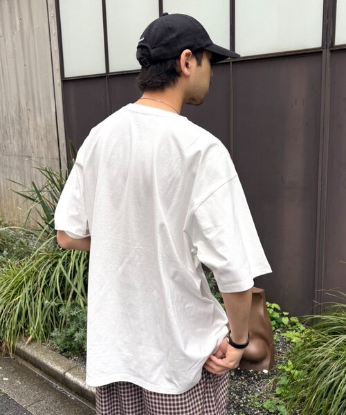 CIAOPANIC TYPY（チャオパニックティピー）の「【UNISEX】アソート落書きBIGロゴTEE（Tシャツ/カットソー・レディース・ホワイト/ホワイト系その他/ネイビー・ONE SIZE）」の18枚目の写真