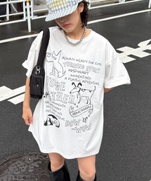 CIAOPANIC TYPY | 【UNISEX】アソート落書きBIGロゴTEE(Tシャツ/カットソー)