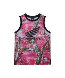Original Wing Logo Camo Mesh Sleeveless Pink