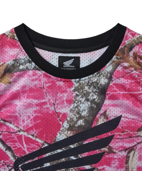PHYPS MOTORCYCLE（フィップスモーターサイクル）の「Original Wing Logo Camo Mesh Sleeveless Pink（Tシャツ/カットソー・レディース・その他・MEDIUM/LARGE/X-LARGE）」の3枚目の写真