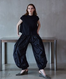 Taffeta Peplum T-shirt/タフタペプラムTシャツ【MAISON SPECIAL