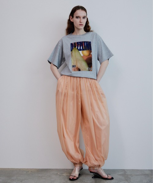 MAISON SPECIAL(メゾンスペシャル)の「Sheer Nylon Balloon Pants/シアーナイロンバルーンパンツ(その他パンツ・レディース・ブラック/イエロー/ピンク・36/38)」の7枚目の写真